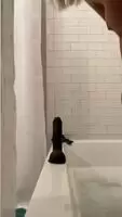 Dancing on her dildo