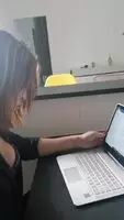 Carla Brazil working from home