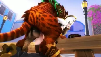 Mercy Cumming on a Cheetah's Cock