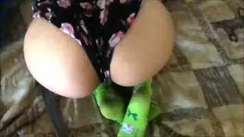 a few spanks in s l o - m o