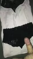 cum in wife's panties and onto her nighty