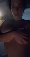Can’t sleep so I’m playing with my titties in the hot tub. Who wants to join? 🤪
