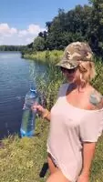 Siberia, tits and and wet t-shirt 🙈