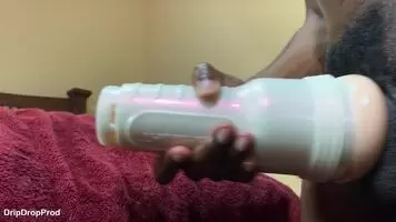 💧 Matt Bishop Keeps Fucking After Cumming On His Fleshlight! 💧