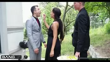 Eveline Dellai - Bang Glamkore - Eveline Dellai Sucks And Fuck Two Dicks