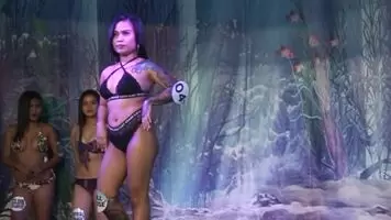 Asian girls at pool party looking for customers