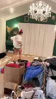 Gabbie Hanna Twerking Her Phat Ass in Booty Shorts