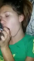 Cutie sucking the tip