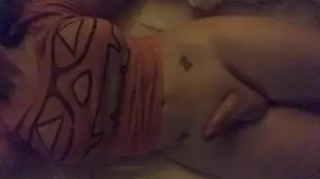 Bailey Jay's morning wood