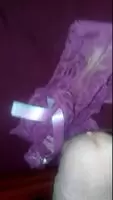 Precum on Sisters Dirty Panties GIF