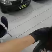 Fingering herself in a car dealership bathroom