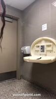 Public Toilet Masturbation And Squirting Amateur