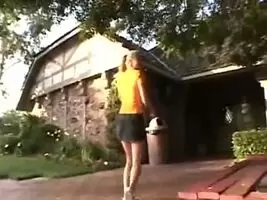 Cumming before the waiter gets back