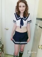 i think this little schoolgirl outfit is pretty cute 😊