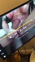 Janny Costa watches her own porn before fucking an ass