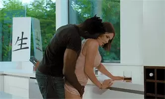 Slowly forgetting about her husband at work