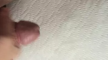 Emptying my cock.