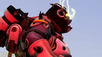 That one Hulk x Black Widow NSFW Gif except Winston and Mei from Overwatch