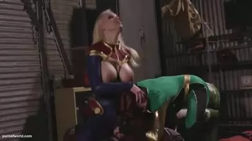 Blonde and red