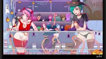 Female shopkeepers getting fucked by their tentacle customer again