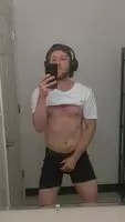 Got bored and super horny at work so I snuck off to the restroom for some public fun ;)