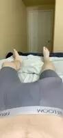 Just a big fat cock in skin tight undies