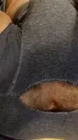 Old Underwear ripped in just the right spot