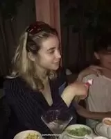Showing off her skills