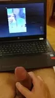 Jerking off to a hottie