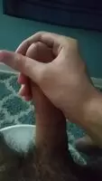 Cum dripping down my cock😉