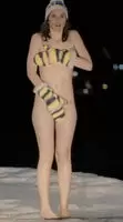 You found Felicity Jones in the middle of the road... Those pale hips and legs, fuck!