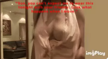 Poor fitting top.