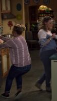 Jodie Sweetin chugging milk