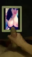 Unloaded for her fat tits
