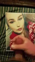Nut juice on a pretty face