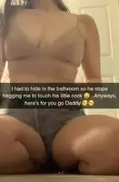 She told her BF she was on her period 💦