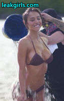 Bikini Model Relishes Getting Wet