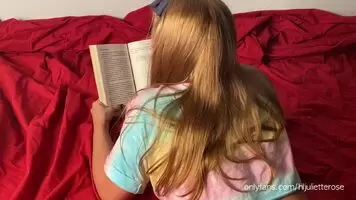 Can you hurry up and cum? My book is getting really good