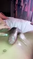 Lick Chanel's dick clean