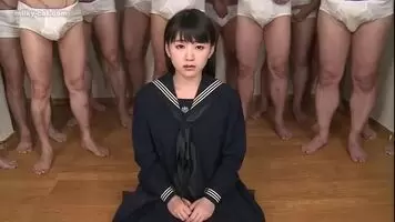Tsuna Kimura gets her uniform sticky