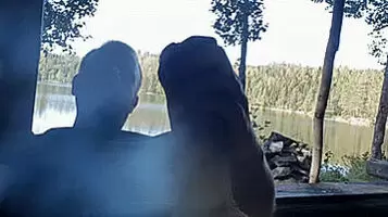 Found a shack by a lake:)