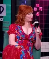 It made be hard to notice but if you look closely you'll notice that Christina Hendricks has massive titties