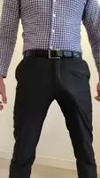 Straining in my slacks