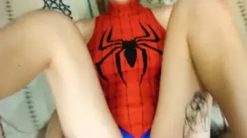 Spider Girl Fucked & Came On