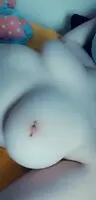 Side view of my boobs while you fuck me