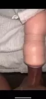 18yo lubed virgin cock fucks pocket pussy