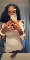 Black Brazilian Shemale Hung Cock Pornstar Real Carol Dias 23cm Dick