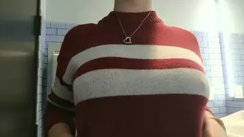 At work without a bra 😈