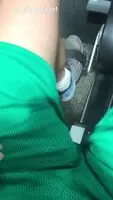 Continuation of my gym boner vid from yesterday with a little sneak peek. Got a little nervous there at the end! Felt some eyes on me and didn’t want to risk losing my membership... Lol