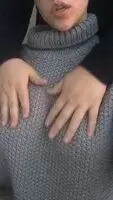 Tiny mits grabbing big tits